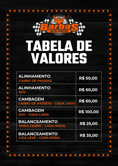 Barbas Auto Center — Comunicação para o ponto de atendimento